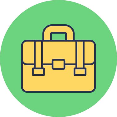 Portföy. Web simgesi basit illüstrasyon