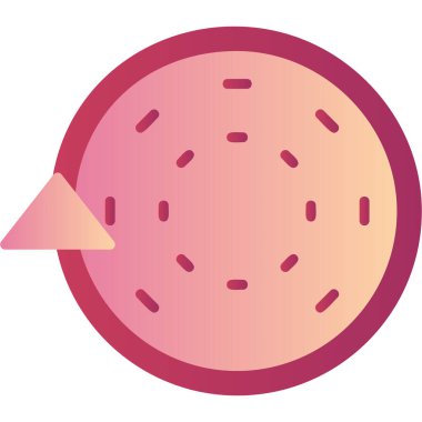 Plasmid modern simgesi, vektör illüstrasyonu