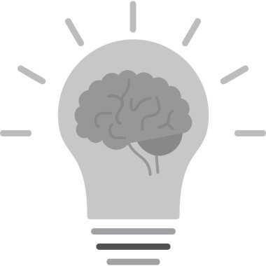 Fikir modern simgesi, vektör illüstrasyonu