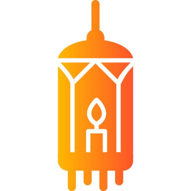 Fener modern simgesi, vektör illüstrasyonu