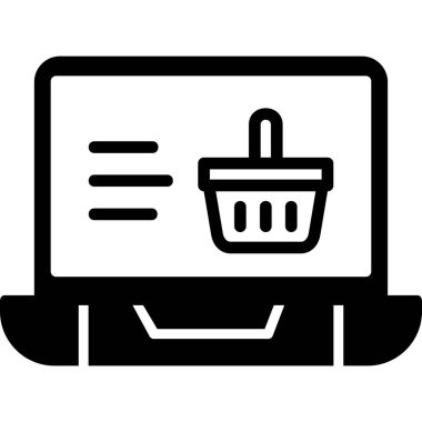 Online Shopping web icon, vector illustration