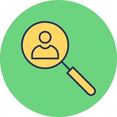 Ara. Web simgesi basit illüstrasyon 