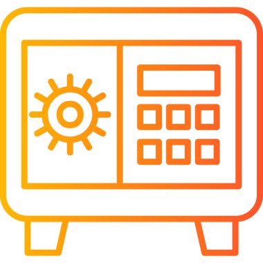 Dolap. Web simgesi basit illüstrasyon