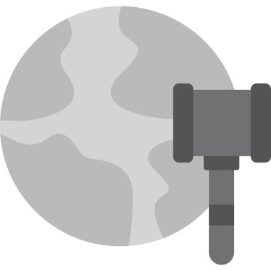 Dünya çapında. Web simgesi vektör illüstrasyonu