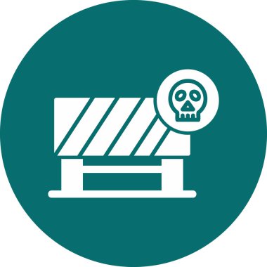 Tehlike uyarı simgesi vektör illüstrasyonu