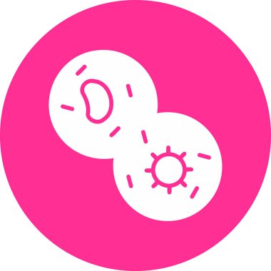 Mitoz web simgesi basit illüstrasyon