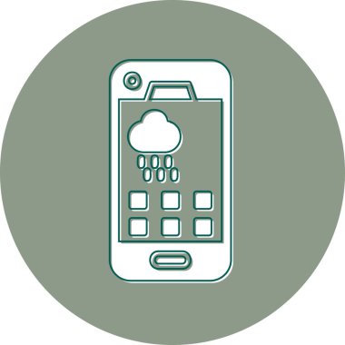 kişisel ve ticari kullanım için cep telefonu simgesi...