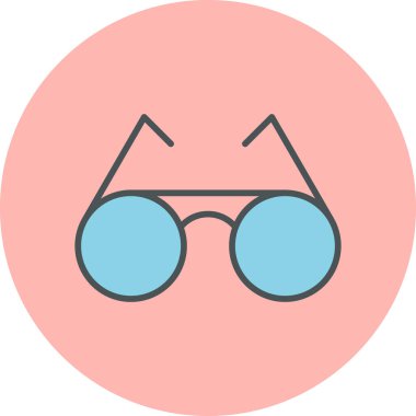 güneş gözlüğü ikonu vektör illüstrasyonu