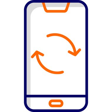 Smartphone Simgesi, vektör illüstrasyonu