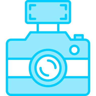 Kamera. Web simgesi basit illüstrasyon