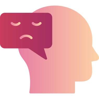 Yüz. Web simgesi vektör illüstrasyonu