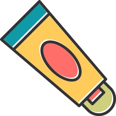 Losyon basit simgesi, vektör illüstrasyonu