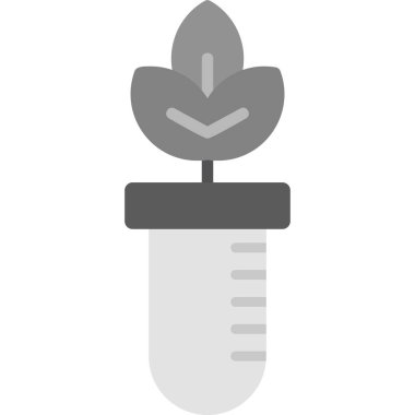 Bitki yetiştiriyorum. Web simgesi basit illüstrasyon