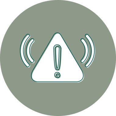 uyarı simgesi vektör illüstrasyonu