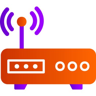 Modem. Web simgesi basit tasarım