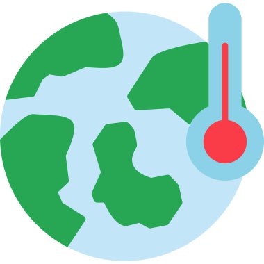 Toprak. Web simgesi basit tasarım