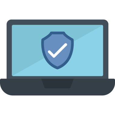 Bilgisayar. Web simgesi basit illüstrasyon