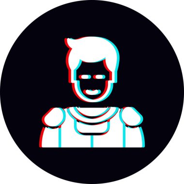 Warrior icon modern vector illustration 
