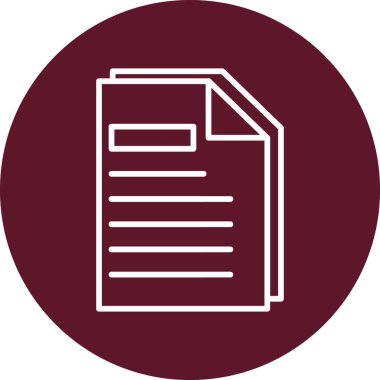 Sayfa web simgesi, vektör illüstrasyonu