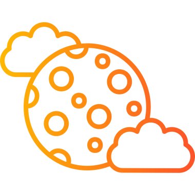 Ayın soyut web renk çizimi  