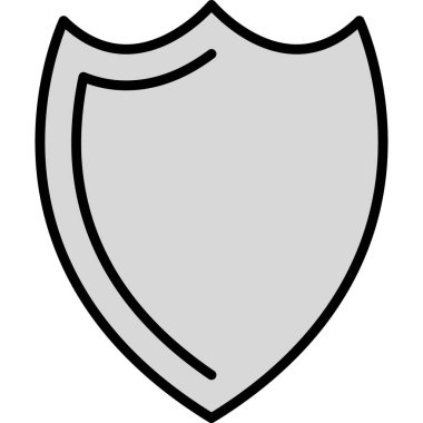 shield icon, simple web illustration