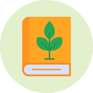 Kitap simgesi, modern tasarım illüstrasyonu