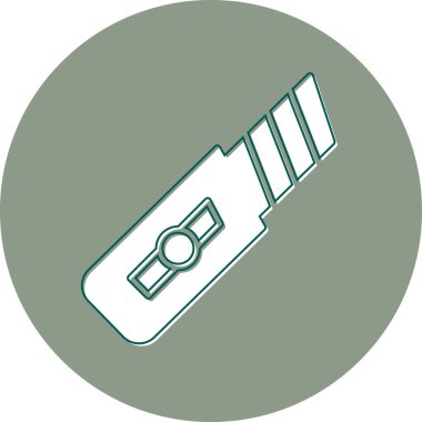 Kesici. Web simgesi basit illüstrasyon