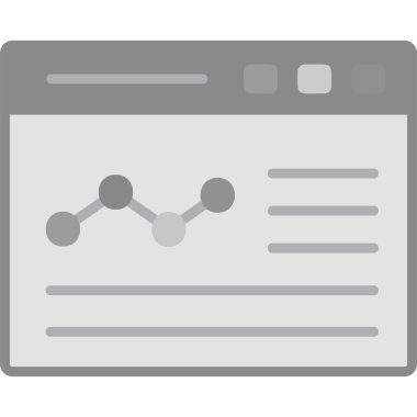 Grafik simgesi vektör illüstrasyonu