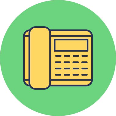 telefon simgesi vektör illüstrasyonu