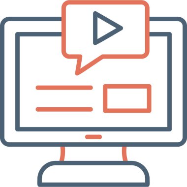 İnternet sohbeti. Basit resimleme