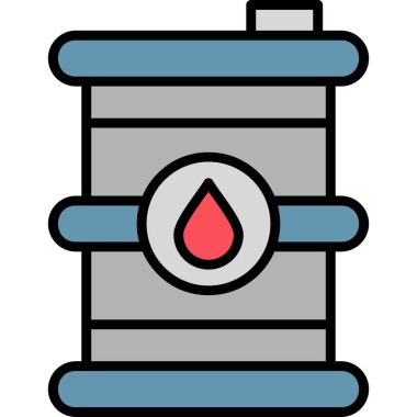 Petrol varil simge vektör çizim