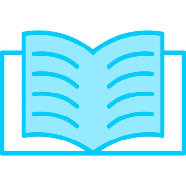 Open Book web icon, vector illustration
