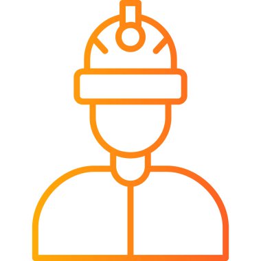 Worker icon modern vector illustration