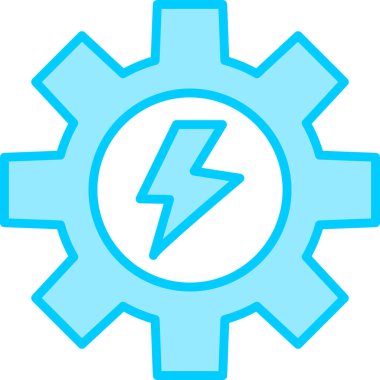 Güç Ağı simgesi basit illüstrasyon