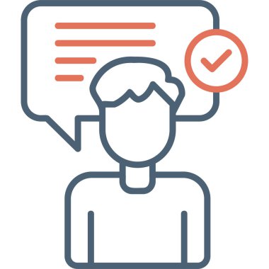 kullanıcı. Web simgesi basit illüstrasyon