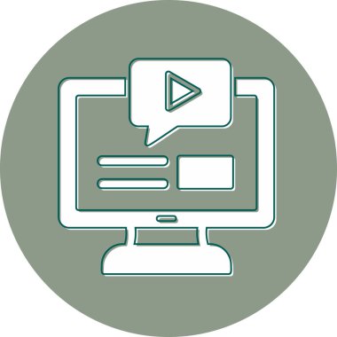 seo modern simgesinin vektör illüstrasyonu