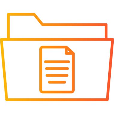 folder icon, web simple illustration