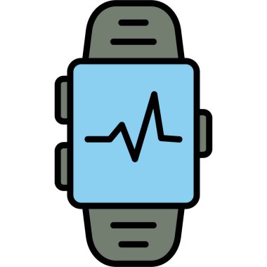 Akıllı çocuk. Web simgesi basit illüstrasyon 