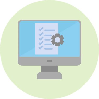 vector illustration of project management modern icon in design