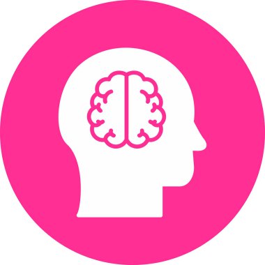 Bir insan kafasının vektör illüstrasyonu