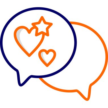 konuşma kabarcığı vektör çizimi