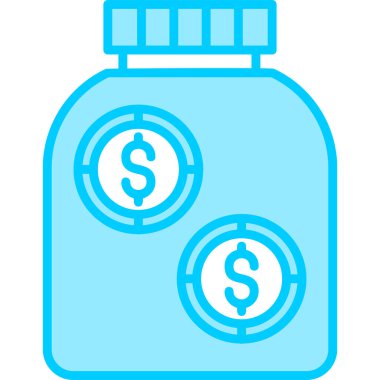 para işareti vektörü düz simge minimumu çizgi pictogram