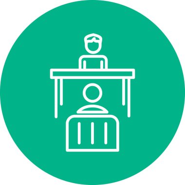 İş ve finans simgesinin vektör illüstrasyonu