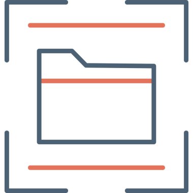 folder icon, web simple illustration