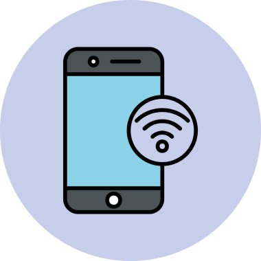 wifi simgesi vektör illüstrasyonu