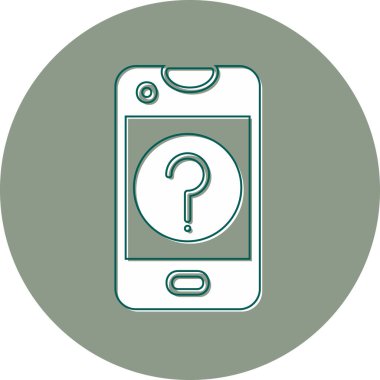 Yardım edin! Web simgesi basit illüstrasyon