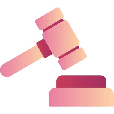 Hukuk. Web simgesi basit illüstrasyon