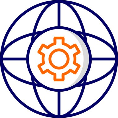 küresel ağ. Web simgesi