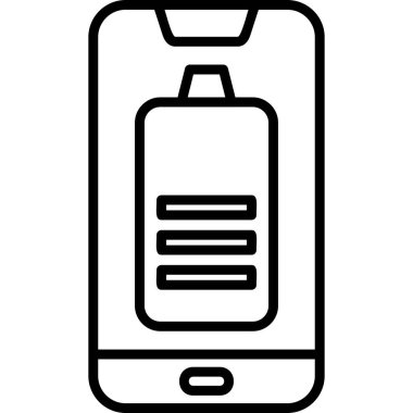 Cep telefonu. Basit resimleme