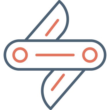 bıçak simgesi vektör illüstrasyonu